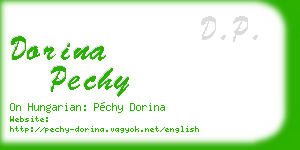 dorina pechy business card